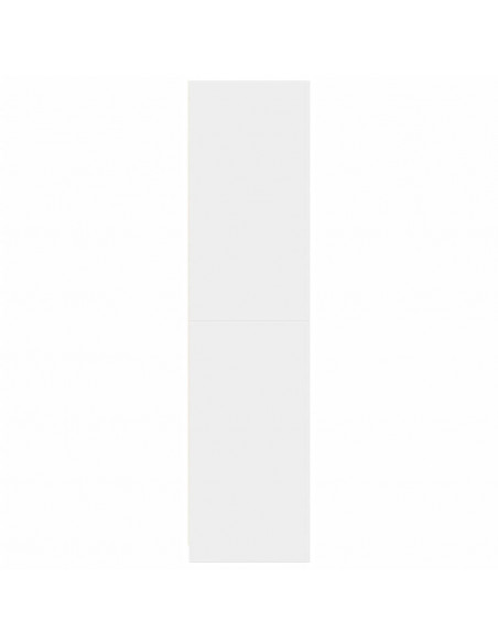 Armadio Bianco 30x50x200 cm in Legno Multistrato