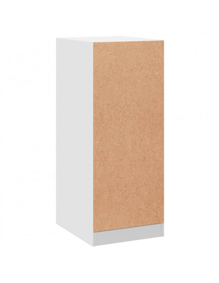 Armadio Bianco 48x41x102 cm in Legno Multistrato