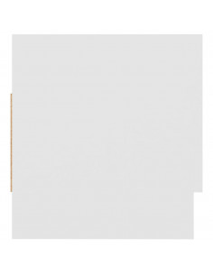 Armadio Bianco 70x32,5x35 cm in Legno Multistrato