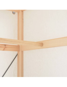 Armadio Bianco 79x40x170 cm in Tessuto