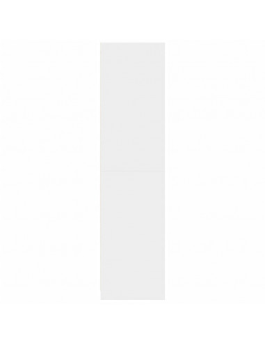 Armadio Bianco 80x50x200 cm in Legno Multistrato