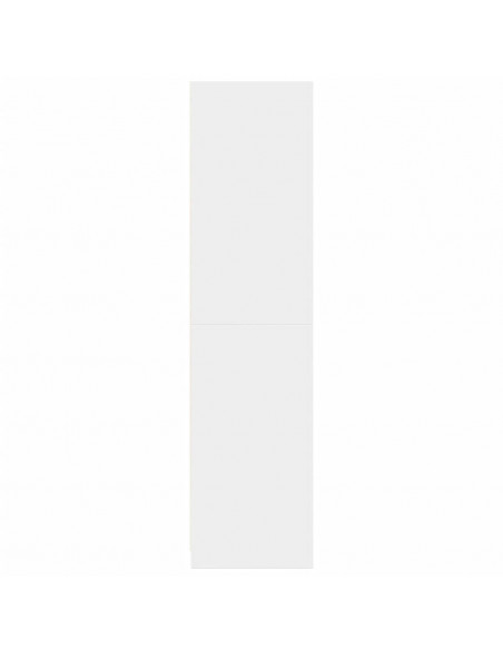 Armadio Bianco 80x50x200 cm in Legno Multistrato