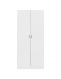 Armadio Bianco 90x52x200 cm in Legno Multistrato