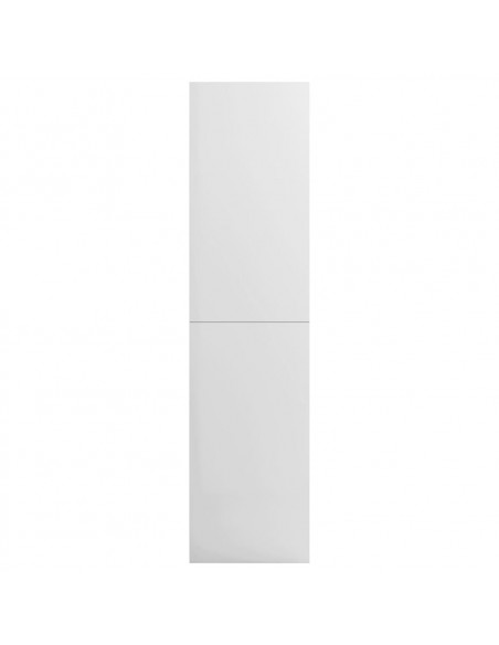 Armadio Bianco Lucido 100x50x200 cm in Legno Multistrato