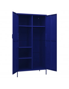 Armadio Blu Marino 90x50x180 cm in Acciaio