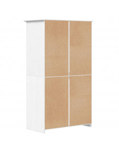 Armadio BODO 101x52x176,5 cm in Legno Massello di Pino Bianco