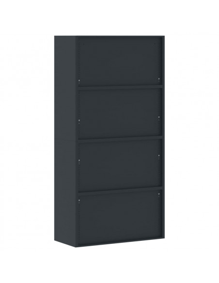 Armadio Classificatore Antracite 90x40x180 cm in Acciaio