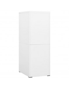 Armadio Classificatore Bianco 46x62x133 cm in Acciaio