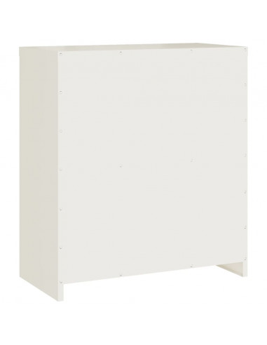 Armadio Classificatore Bianco 79x40x90 cm in Acciaio