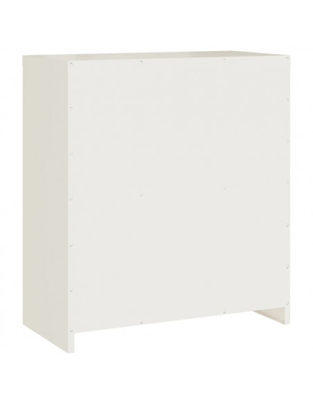 Armadio Classificatore Bianco 79x40x90 cm in Acciaio
