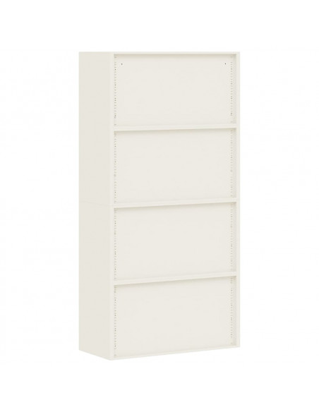 Armadio Classificatore Bianco 90x40x180 cm in Acciaio