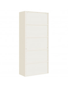 Armadio Classificatore Bianco 90x40x200 cm in Acciaio