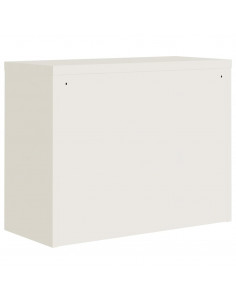 Armadio Classificatore Bianco 90x40x70 cm in Acciaio