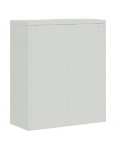 Armadio Classificatore Grigio Chiaro 90x40x105 cm in Acciaio