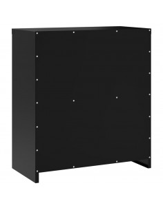 Armadio Classificatore Nero 79x40x90 cm in Acciaio