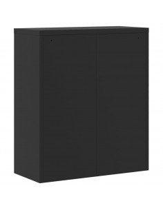 Armadio Classificatore Nero 90x40x105 cm in Acciaio