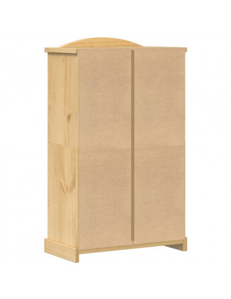 Armadio Corona 101x52x170 cm in Legno Massello di Pino