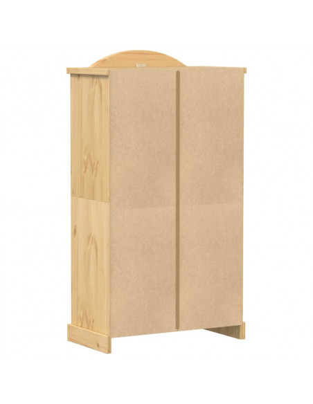 Armadio Corona 102x52x186 cm in Legno Massello di Pino