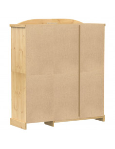 Armadio Corona 151,5x52x170 cm in Legno Massello di Pino