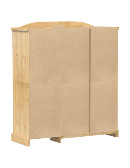 Armadio Corona 151,5x52x170 cm in Legno Massello di Pino