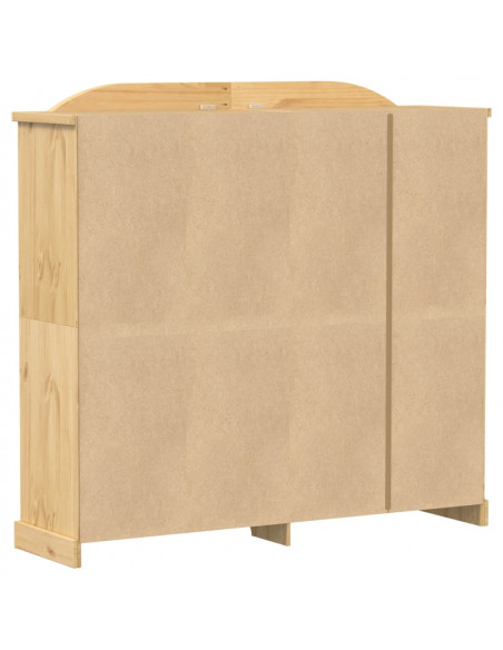 Armadio Corona 194x52x186 cm in Legno Massello di Pino