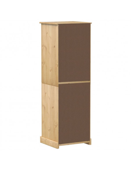 Armadio Corona 55x50x170 cm in Legno Massello di Pino