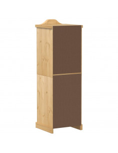 Armadio Corona 55x52x170 cm in Legno Massello di Pino