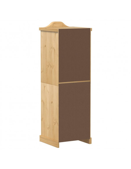 Armadio Corona 55x52x170 cm in Legno Massello di Pino