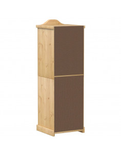 Armadio Corona 55x52x170 cm in Legno Massello di Pino