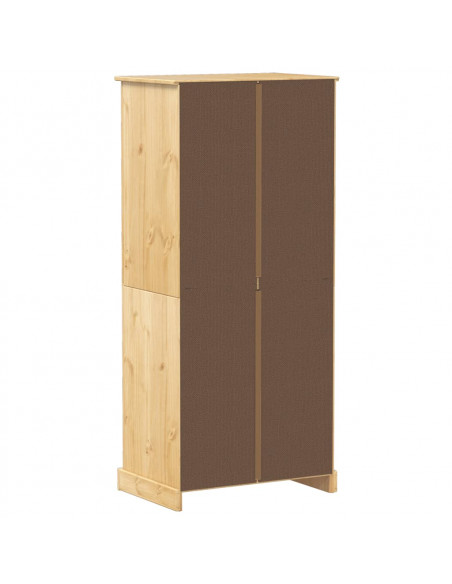 Armadio Corona 76x50x170 cm in Legno Massello di Pino