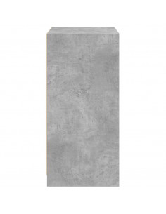 Armadio Grigio Cemento 48x41x102 cm in Legno Multistrato