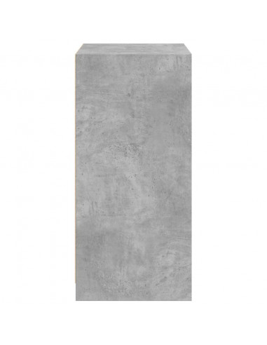 Armadio Grigio Cemento 48x41x102 cm in Legno Multistrato