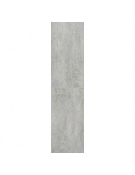 Armadio Grigio Cemento 50x50x200 cm in Legno Multistrato