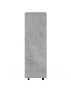 Armadio Grigio Cemento 80x40x110 cm in Truciolato