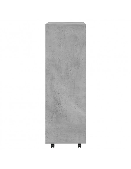 Armadio Grigio Cemento 80x40x110 cm in Truciolato