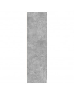 Armadio Grigio Cemento 80x52x180 cm in Legno Multistrato