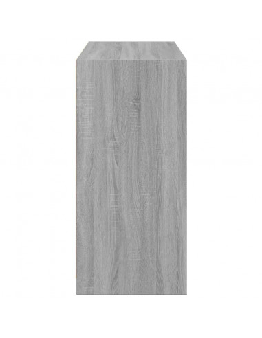 Armadio Grigio Sonoma 77x48x102 cm in Legno Multistrato