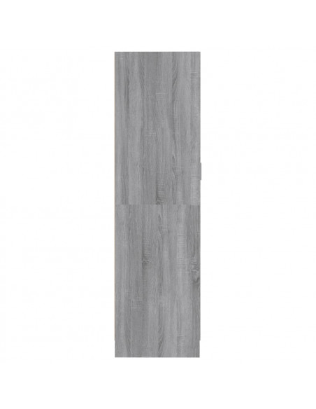 Armadio Grigio Sonoma 82,5x51,5x180 cm in Legno Multistrato