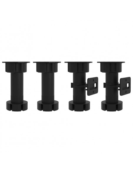 Armadio Inferiore Cassetto Nero 40x46x81,5cm Legno Multistrato