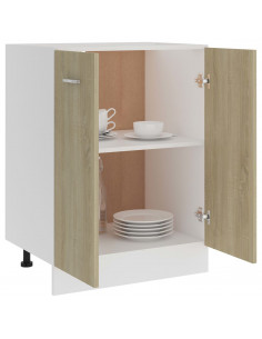 Armadio Inferiore Rovere Sonoma 60x46x81,5 cm Legno Multistrato