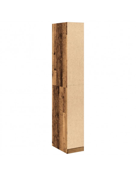 Armadio Legno Antico 30x50x200 cm in Legno Multistrato