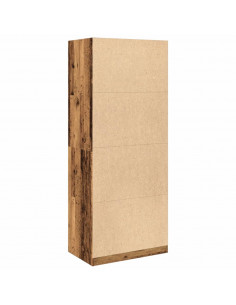 Armadio Legno Antico 80x50x200 cm in Legno Multistrato