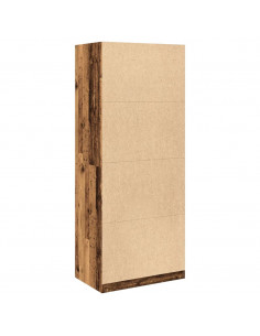 Armadio Legno Antico 80x50x200 cm in Legno Multistrato