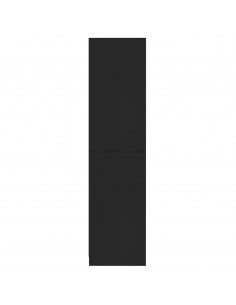 Armadio Nero 100x50x200 cm in Legno Multistrato