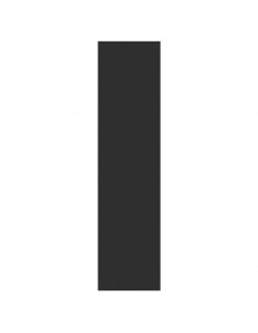 Armadio Nero 30x50x200 cm in Legno Multistrato