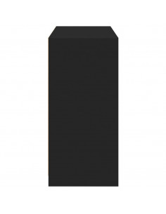 Armadio Nero 77x48x102 cm in Legno Multistrato