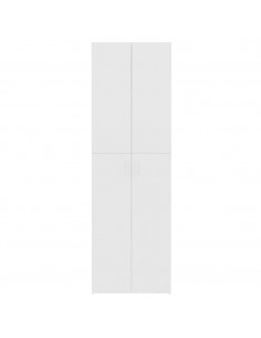 Armadio per Ufficio Bianco 60x32x190 cm in Legno Multistrato