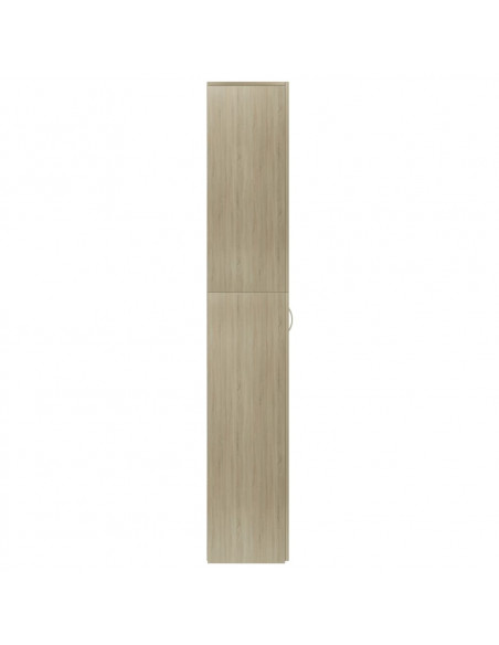 Armadio per Ufficio Rovere Sonoma 60x32x190cm Legno Multistrato