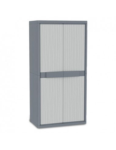 Armadio plastica Terry 1002563 WAVE Jumbo 2900 Grigio chiaro e scuro G