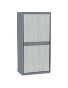 Armadio plastica Terry 1002564 WAVE Jumbo 3900 Grigio chiaro e scuro G